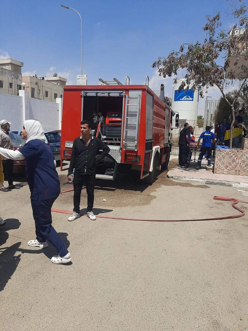 وزير الصحة يتابع تداعيات حريق مستشفى السادات المركزي