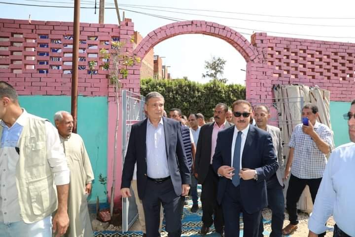 “فاروق” و”أبو ليمون” يتفقدان الجمعية الزراعية بالمصيلحة وميت خلف للإصلاح الزراعي