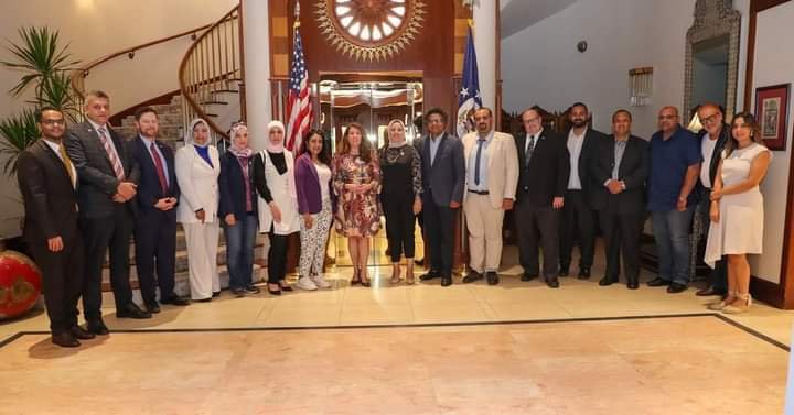 مسؤولي الحجر الزراعي يلتقون بالسفيرة الأمريكية بالقاهرة
