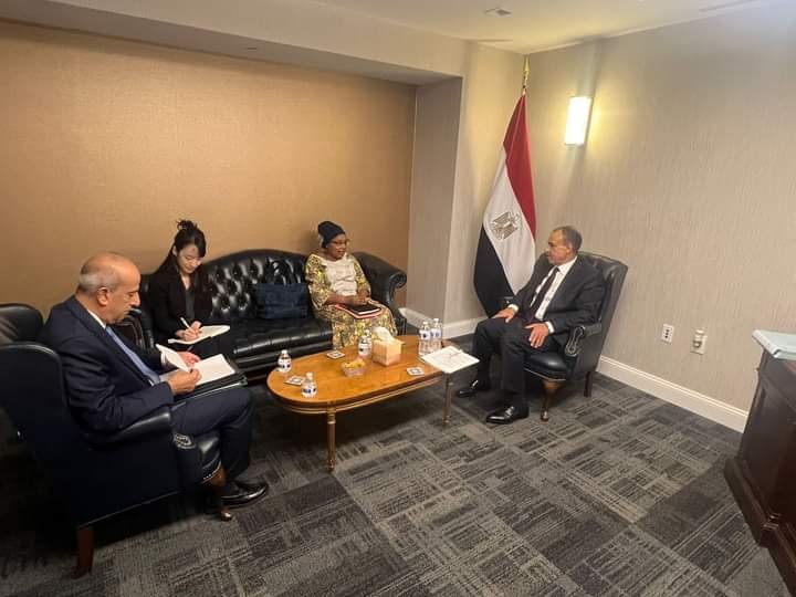 وزير الخارجية يلتقي وكيلة السكرتير العام للأمم المتحدة والمستشارة الخاصة لمنع الإبادة الجماعية