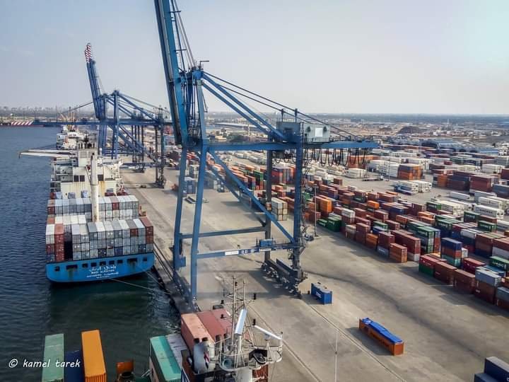 ميناء دمياط يستقبل 13 سفينة خلال الـ 24 ساعة الماضية