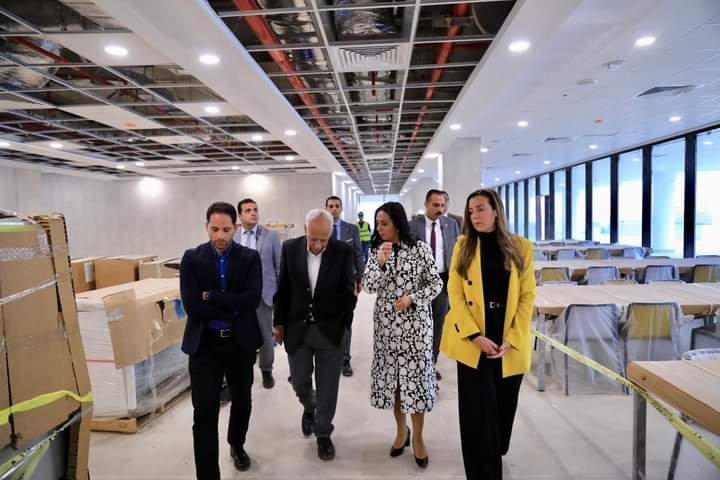 وزيرة التضامن تتفقد أعمال إنشاء مركز مؤسسة مجدي يعقوب العالمي لأمراض وأبحاث القلب الجديد بمدينة السادس من أكتوبر