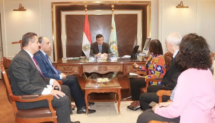 وزير الزراعة يبحث مع اللجنة الاقتصادية الافريقية بالأمم المتحدة مبادرات دعم المرأة الريفية