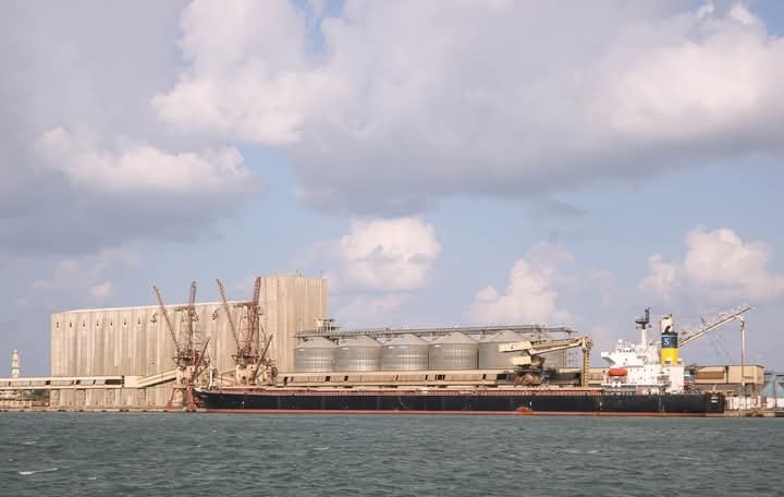 ميناء دمياط يستقبل 10 سفن خلال الـ 24 ساعة الماضية