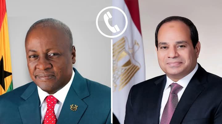 السيسي يهنئ رئيس غانا بفوزه في الانتخابات ويؤكد حرص مصر على تعزيز العلاقات الثنائية