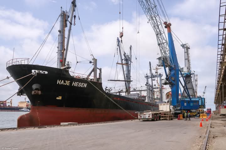 ميناء دمياط ينجح في تصدير أول شحنة حديد “بيليت” مصري خالص لدعم التصدير الوطني