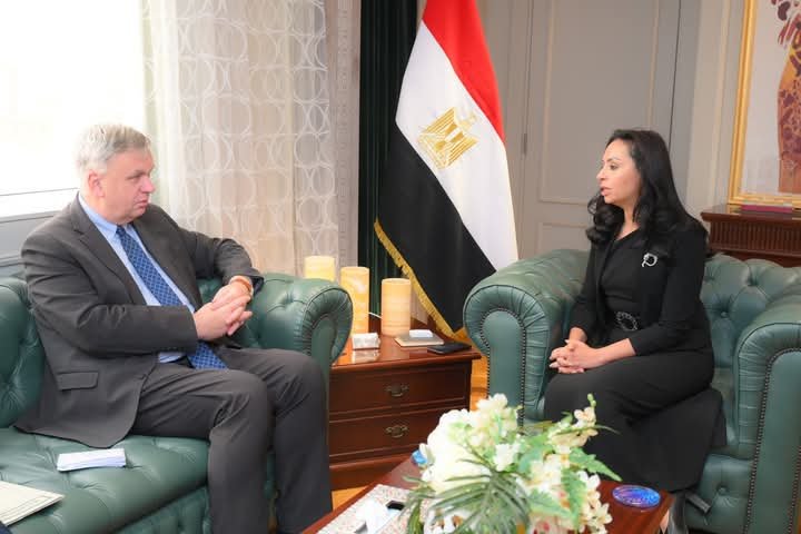 وزيرة التضامن تلتقي السفير الألماني بالقاهرة: بحث سبل التعاون المشترك والاحتفال بـ10 سنوات على “تكافل وكرامة”