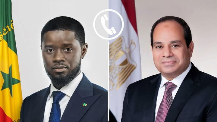 اتصال هاتفي بين الرئيس السيسي ونظيره السنغالي يؤكد على تعزيز التعاون المشترك والتنسيق الإقليمي