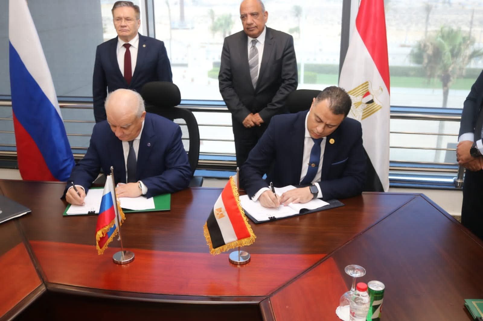 مصر وروسيا توقعان بروتوكولًا وعقدًا مكملين لمشروع محطة الضبعة النووية