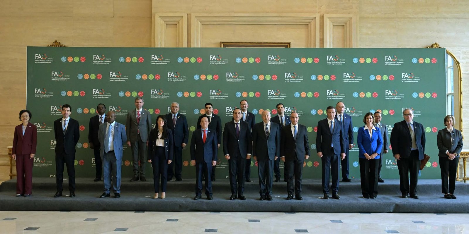 رئيس الوزراء يشهد افتتاح المؤتمر العالمي الثالث لممثلي منظمة الأمم المتحدة للأغذية والزراعة الـ “فــاو”