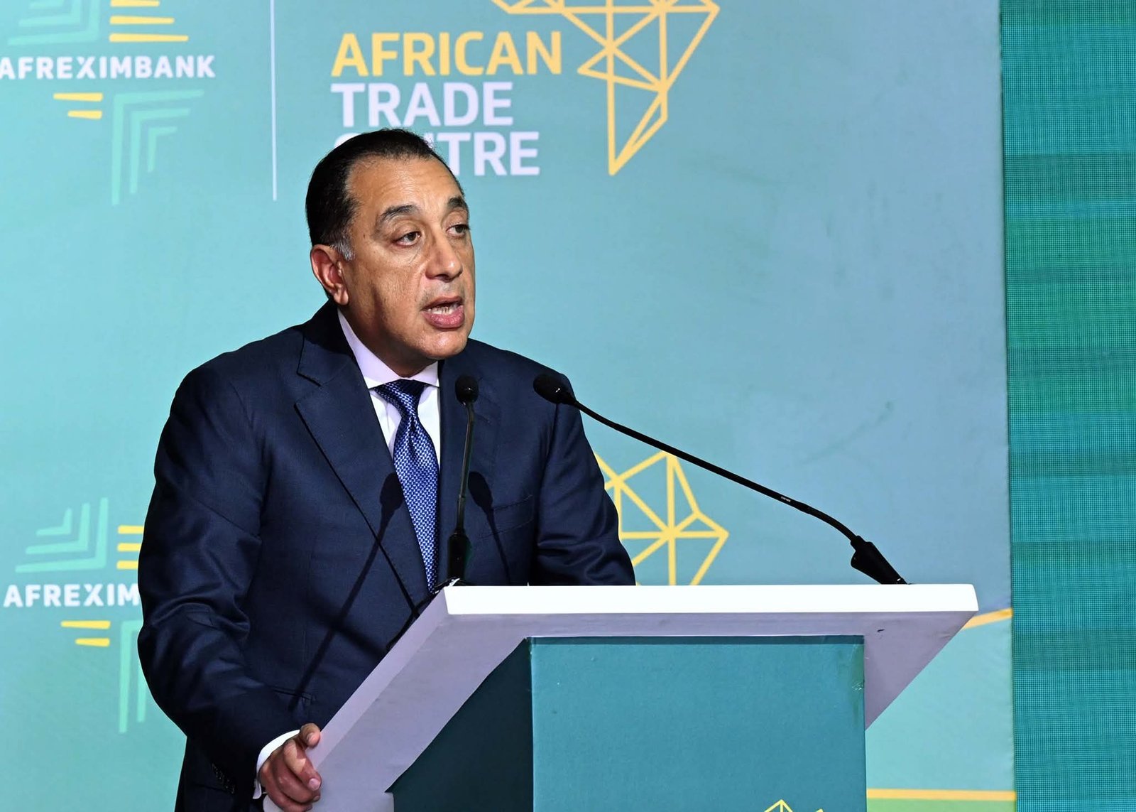 رئيس الوزراء يشارك في فعالية الإعلان عن إنشاء مركز التجارة الأفريقي التابع للبنك الأفريقي للتصدير والاستيراد