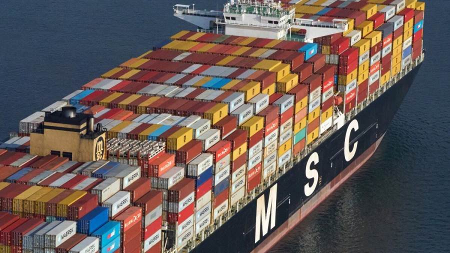 خط MSC تقرر تجميد أي حجوزات لمنطقة الشرق الأوسط بسبب ظروف الحرب الأمريكية الايرانية